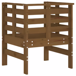 VidaXL 825131 chaise d'extérieur Terrace Bois de pin Marron - Vue supplémentaire 7