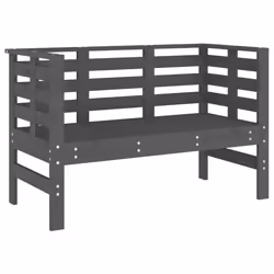 VidaXL 825137, Gris, Bois, 110 kg, Adultes et enfants, 1115 mm, 530 mm