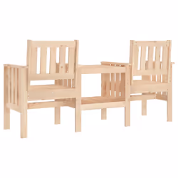 VidaXL 825149 banc de jardin Bois - Vue supplémentaire 5
