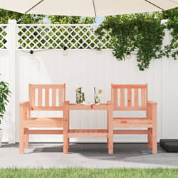 Vidaxl - Banc de jardin avec table 2 places bois massif de douglas