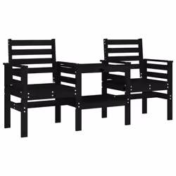 VidaXL 825160, Noir, Bois, 110 kg, Adultes et enfants, 1750 mm, 550 mm