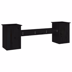 VidaXL 825174, Noir, Bois, 110 kg, Adultes et enfants, 1845 mm, 395 mm