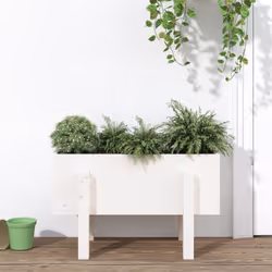 Cette jardinière de jardin en bois est un excellent choix pour les bricoleurs pour meubler ou décorer leurs jardins, balcons  ...