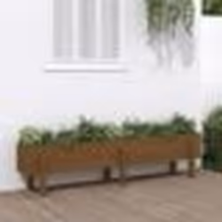 vidaXL Lit surélevé de jardin marron miel 160x30x38 bois de pin massif