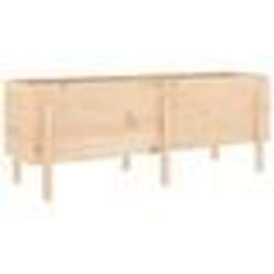 vidaXL Lit surélevé de jardin 160x50x57 cm bois de pin massif