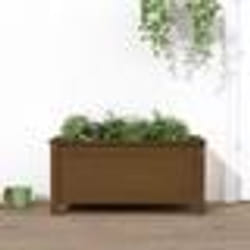 vidaXL Jardinière marron miel 82,5x40x39 cm bois massif de pin