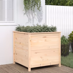 Cette jardinière de jardin en bois est un excellent choix pour les bricoleurs pour meubler ou décorer leurs jardins, balcons  ...