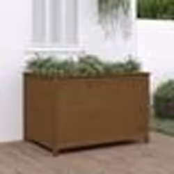 vidaXL Lit surélevé de jardin brun miel 119,5x82,5x78 cm pin massif