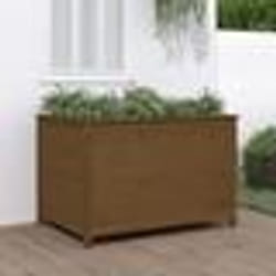 vidaXL Lit surélevé de jardin brun miel 119,5x82,5x78 cm pin massif