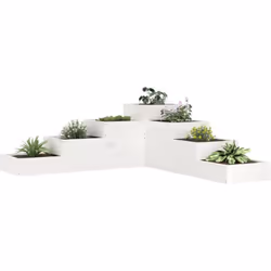 Cette jardinière en bois est un choix idéal pour cultiver une variété de fleurs ou de plantes. Bois de pin massif : cette jar ...
