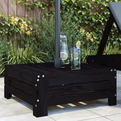 Ce couvercle de base de parasol en bois est non seulement un couvercle décoratif pour votre parasol, mais aussi une table d'a ...