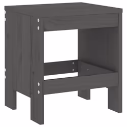 VidaXL 825340 chaise d'extérieur Terrace Bois de pin Gris - Vue supplémentaire 6