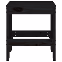 VidaXL 825342 chaise d'extérieur Terrace Bois de pin Noir - Vue supplémentaire 4