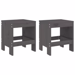 VidaXL 825347, Terrace, Bois de pin, Gris, 110 kg