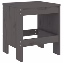 VidaXL 825347 chaise d'extérieur Terrace Bois de pin Gris