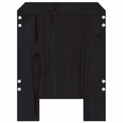 VidaXL 825349 chaise d'extérieur Terrace Bois de pin Noir - Vue supplémentaire 5
