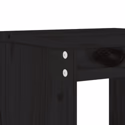 VidaXL 825349 chaise d'extérieur Terrace Bois de pin Noir - Vue supplémentaire 7