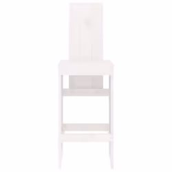 VidaXL 825353 chaise d'extérieur Terrace Bois de pin Blanc - Vue supplémentaire 4
