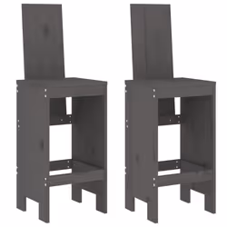 VidaXL 825354, Terrace, Bois de pin, Gris, 110 kg