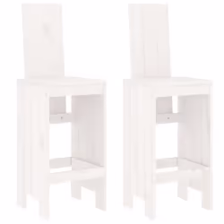 VidaXL 825360, Terrace, Bois de pin, Blanc, 110 kg