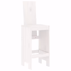 VidaXL 825360 chaise d'extérieur Terrace Bois de pin Blanc