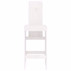 VidaXL 825360 chaise d'extérieur Terrace Bois de pin Blanc - Vue supplémentaire 4