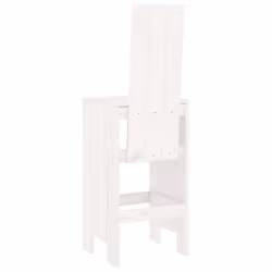 VidaXL 825360 chaise d'extérieur Terrace Bois de pin Blanc - Vue supplémentaire 5