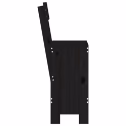 VidaXL 825363 chaise d'extérieur Terrace Bois de pin Noir - Vue supplémentaire 5