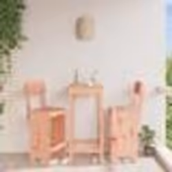 vidaXL Tabourets de bar lot de 2 40x48,5x115,5 cm bois massif douglas