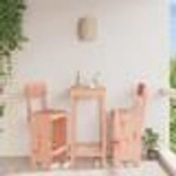 vidaXL Tabourets de bar lot de 2 40x48,5x115,5 cm bois massif douglas