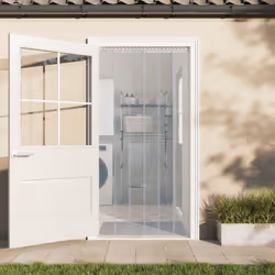 Ce rideau de porte pratique agit comme une barrière pour ralentir les pertes de chaleur et de fraîcheur. Il contribue égaleme ...