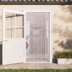 Ce rideau de porte pratique agit comme une barrière pour ralentir les pertes de chaleur et de fraîcheur. Il contribue égaleme ...