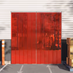 Ce rideau de porte pratique agit comme une barrière pour ralentir les pertes de chaleur et de fraîcheur. Il contribue égaleme ...