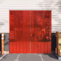 Ce rideau de porte pratique agit comme une barrière pour ralentir les pertes de chaleur et de fraîcheur. Il contribue égaleme ...