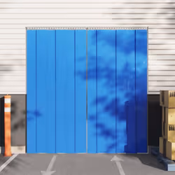 Ce rideau de porte pratique agit comme une barrière pour ralentir les pertes de chaleur et de fraîcheur. Il contribue égaleme ...