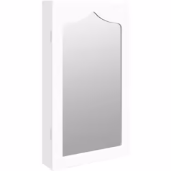 Gardez vos bijoux et parfums rangés discrètement et élégamment avec cette élégante armoire à bijoux avec miroir ! Matériau du ...
