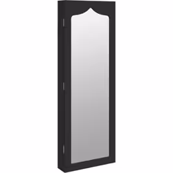 Gardez vos bijoux et parfums rangés discrètement et élégamment avec cette élégante armoire à bijoux avec miroir ! Matériau du ...
