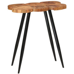 Table de bar en rondins 90x54x105 cm bois d'acacia solide vidaXL