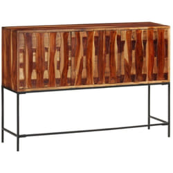 vidaXL Buffet 110x28x76 cm bois massif d'acacia