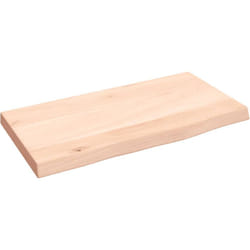 Vidaxl - tagère murale 40x20x2 cm bois de chêne massif non traité