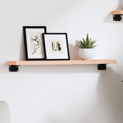 Tagère murale 60x10x2 cm bois de chêne massif non traité Vidaxl