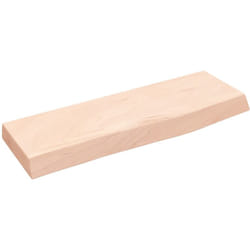 Vidaxl - tagère murale 60x20x4 cm bois de chêne massif non traité