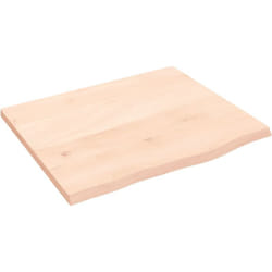 Étagère murale 60x50x2 cm bois de chêne massif non traité
