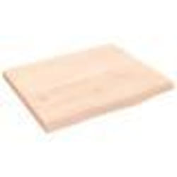 vidaXL Étagère murale 60x50x(2-4) cm bois de chêne massif non traité