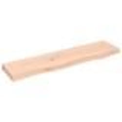 vidaXL Étagère murale 80x20x4 cm bois de chêne massif non traité