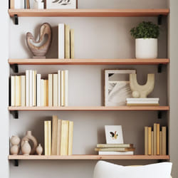 Vidaxl - tagère murale 80x30x2 cm bois de chêne massif non traité