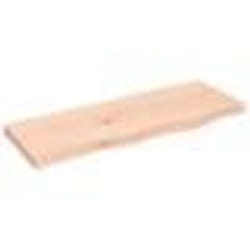 vidaXL Étagère murale 80x30x(2-4) cm bois de chêne massif non traité