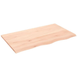 Vidaxl - tagère murale 100x60x2 cm bois de chêne massif non traité