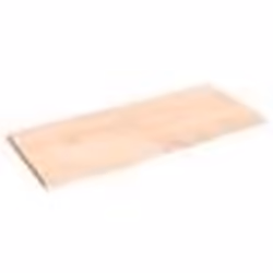vidaXL Étagère murale 140x60x(2-4) cm bois de chêne massif non traité