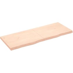 Vidaxl - tagère murale 160x60x(2-6) cm bois de chêne massif non traité